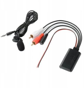 ADAPTER BLUETOOTH RADIA SAMOCHODOWEGO RCA AUX MIC 4