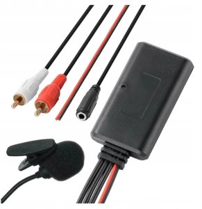 ADAPTER BLUETOOTH RADIA SAMOCHODOWEGO RCA AUX MIC 6