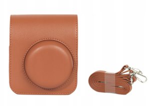 Pokrowiec LoveInstant Futerał Etui Pokrowiec Case Na Aparat Do Aparatu Fujifilm Instax Mini 41 / Brązowy 6