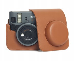 Pokrowiec LoveInstant Futerał Etui Pokrowiec Case Na Aparat Do Aparatu Fujifilm Instax Mini 41 / Brązowy 8