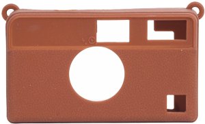 Futerał Etui Pokrowiec Case Silikon Kodak Ektar / H35 / H35n / Ultra F9 / Brązowy 2
