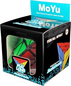 KOSTKA RUBIKA PIRAMIDA 3x3 MOYU MEILONG PYRAMINX CZARNA SZYBKA UKŁADANKA ŁAMIGŁÓWKA 6