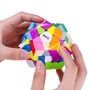 KOSTKA RUBIKA MEGAMINX 3x3 MAGNETYCZNA 12-ŚCIAN QYToys UKŁADANKA ŁAMIGŁÓWKA 3