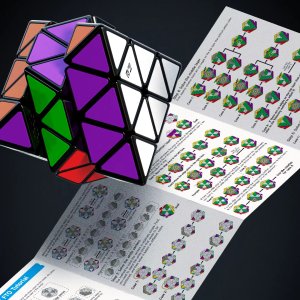 KOSTKA RUBIKA DIAMENT 3x3 QYToys FTO 8-ŚCIAN SZKATUŁKA UKŁADANKA ŁAMIGŁÓWKA 5