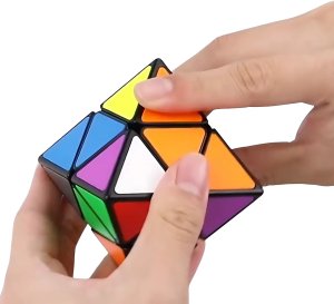 QYToys KOSTKA RUBIKA DIAMENT 2x2 FTO 8-ŚCIAN SKEWB SZKATUŁKA 3