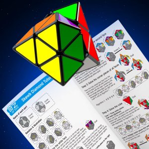 QYToys KOSTKA RUBIKA DIAMENT 2x2 FTO 8-ŚCIAN SKEWB SZKATUŁKA 5