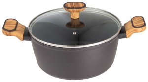 GARNEK MULTICLAD 24cm Z POKRYWĄ BERGNER BG-56037 CHARCOAL 1