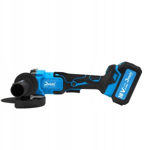 SZLIFIERKA KĄTOWA AKUMULATOROWA BEZSZCZOTKOWA GUMÓWKA KĄTÓWKA AKU 4 Ah DIAX 2