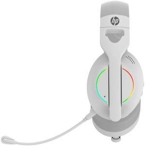 HP DHE-8003U, s�uchawki z mikrofonem, przewodowa, bia�a, 7.1 surround (virtual), pod�wietlona, USB 4