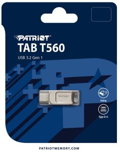 Patriot FLASHDRIVE Tab T560 256GB Dual USB 120MBs 4
