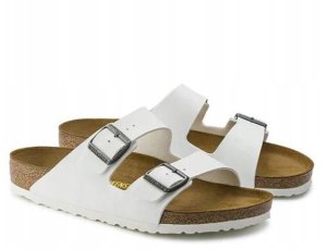 Birkenstock Klapki Arizona BF 0552683 białe r. 39 3