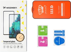 WYTRZYMAŁE SZKŁO HARTOWANE WOZINSKY FULL GLUE NA CAŁY EKRAN Z RAMKĄ DO XIAOMI MI BAND 8 - CZARNE 11