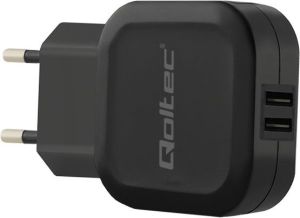 Ładowarka Qoltec 2x USB-A 3.4 A (50186) 1
