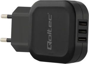 Ładowarka Qoltec 3x USB-A 3.4 A (50191) 1