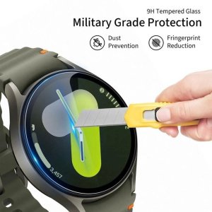 SZKŁO HARTOWANE TECH-PROTECT GLASS FIT+ 2-PACK SAMSUNG GALAXY WATCH 8 (40 MM) CLEAR 2
