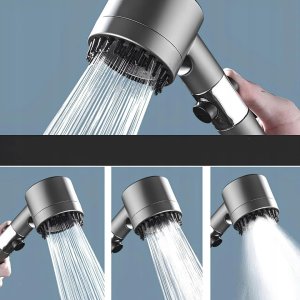 SŁUCHAWKA GŁOWICA PRYSZNICOWA OSZCZĘDNA Z FILTREM Z FUNKCJĄ MASAŻU 3 TRYBY 7