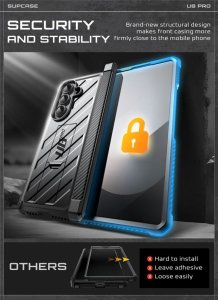 Supcase Etui + szkło Supcase UB Pro BackSP 9H do Galaxy Z Fold7 czarne 6