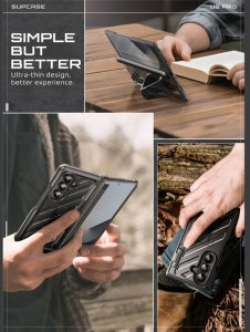 Supcase Etui + szkło Supcase UB Pro BackSP 9H do Galaxy Z Fold7 czarne 9