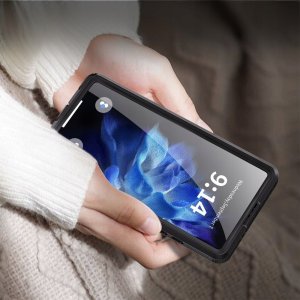 Alogy Etui wodoodporne MagSafe czarne do Samsung Galaxy S25 Ultra IP68 9