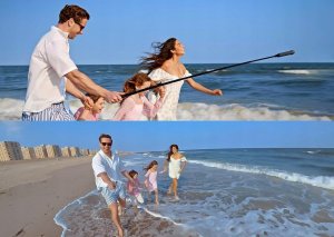 Zestaw AKASO Kamera sportowa z akcesoriami 360 5,7 K 72 MP 256 GB 3