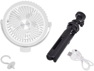 Wentylator Jokomisiada Cichy Wiatrak biurkowy Wentylator Bezprzewodowy USB 3 x nawiew ZA5609 EDUKAMP 2