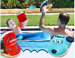 Zestaw sportowy - gra zręcznościowa Wyrzutnia PIES + 4 piłki ZA5604 EDUKAMP 11