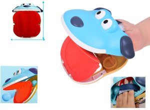 Zestaw sportowy - gra zręcznościowa Wyrzutnia PIES + 4 piłki ZA5604 EDUKAMP 3