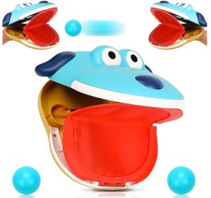 Zestaw sportowy - gra zręcznościowa Wyrzutnia PIES + 4 piłki ZA5604 EDUKAMP 5