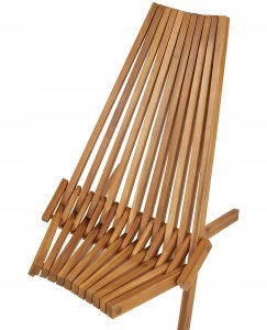 Zestaw 2 krzeseł ogrodowych BELLANO Drewno akacjowe Brązowy 8