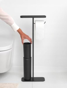 Brabantia Stojak na akcesoria toaletowe MindSet - Mineral Infinite Grey 303869 7