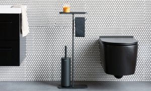 Brabantia Stojak na akcesoria toaletowe MindSet - Mineral Infinite Grey 303869 8