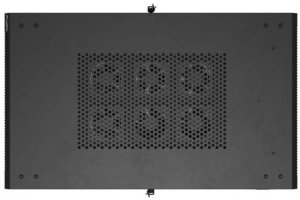 SZAFA INSTALACYJNA RACK STOJĄCA 19" 22U 600X1000 CZARNA DRZWI PRZESZKLONE LANBERG (FLAT PACK) 12