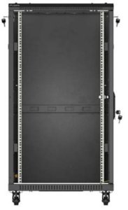 SZAFA INSTALACYJNA RACK STOJĄCA 19" 22U 600X1000 CZARNA DRZWI PRZESZKLONE LANBERG (FLAT PACK) 8
