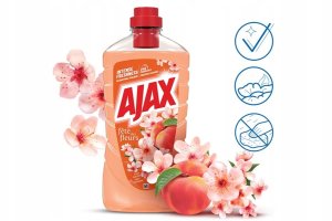 AJAX Płyn 1L do podłóg kwiat Brzoskwini 2