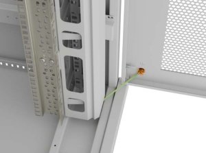 SZAFA INSTALACYJNA RACK STOJĄCA 19" 47U 800X1000 SZARA DRZWI PERFOROWANE LCD LANBERG (FLAT PACK) V2 11