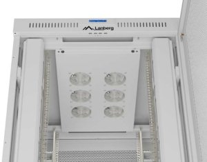 SZAFA INSTALACYJNA RACK STOJĄCA 19" 47U 800X1000 SZARA DRZWI PERFOROWANE LCD LANBERG (FLAT PACK) V2 13