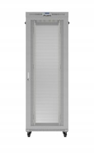 SZAFA INSTALACYJNA RACK STOJĄCA 19" 47U 800X1000 SZARA DRZWI PERFOROWANE LCD LANBERG (FLAT PACK) V2 2