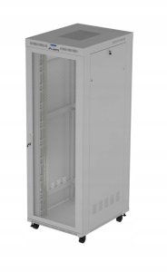 SZAFA INSTALACYJNA RACK STOJĄCA 19" 47U 800X1000 SZARA DRZWI PERFOROWANE LCD LANBERG (FLAT PACK) V2 6