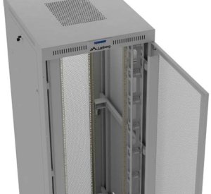 SZAFA INSTALACYJNA RACK STOJĄCA 19" 47U 800X1000 SZARA DRZWI PERFOROWANE LCD LANBERG (FLAT PACK) V2 9