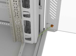 SZAFA INSTALACYJNA RACK STOJĄCA 19" 47U 800X1000 SZARA DRZWI PRZESZKLONE LCD LANBERG (FLAT PACK) V2 12