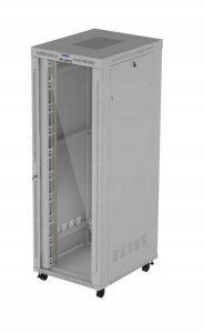 SZAFA INSTALACYJNA RACK STOJĄCA 19" 47U 800X1000 SZARA DRZWI PRZESZKLONE LCD LANBERG (FLAT PACK) V2 6