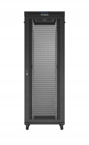 SZAFA INSTALACYJNA RACK STOJĄCA 19" 47U 800X1200 CZARNA DRZWI PERFOROWANE LCD LANBERG (FLAT PACK) V2 2