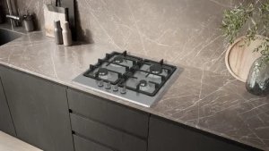 Siemens EG6B5PK90 płyta kuchenna Czarny, Stal nierdzewna Wbudowany 60 cm Gaz 4 stref(y) 4