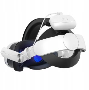 Pasek DINI do Okularów gogli VR Meta Quest 3 i 3s z regulacją + Akumulator 2