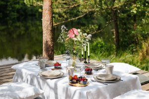 PLATE PAD PRINT MET RIM BROWN 21CM 2