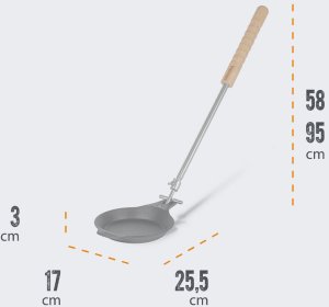 Patelnia Petromax Żeliwna Patelnia Na Uchwycie Teleskopowym 5