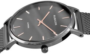Zegarek damski RUBICON RNBD76 grafitowy - SZAFIR 4