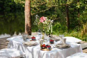 PLATE PAD PRINT MET RIM BROWN 27CM 2