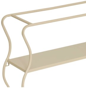 Półka metalowa, falista, beżowa Judy 40x12x58 cm 4
