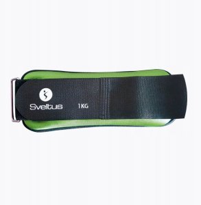 Lycra weighted cuffs SVELTUS VELTUS 0942 2x1kg black/green 3